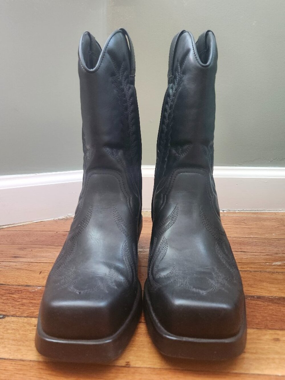 Zara limited edition leather cowboy